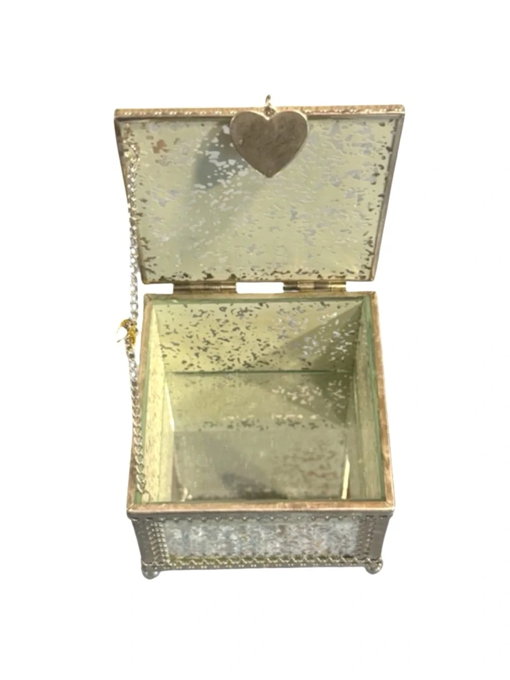 Nicole Miller Home Trinket Box Jewelry Box with Heart